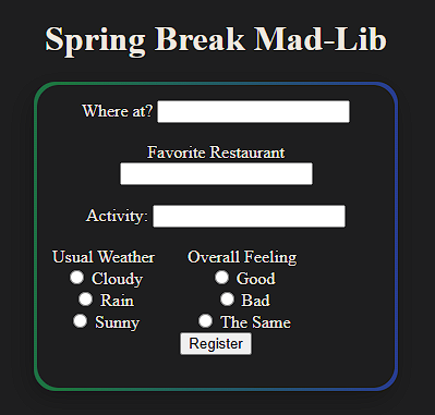 spring-break-madlib